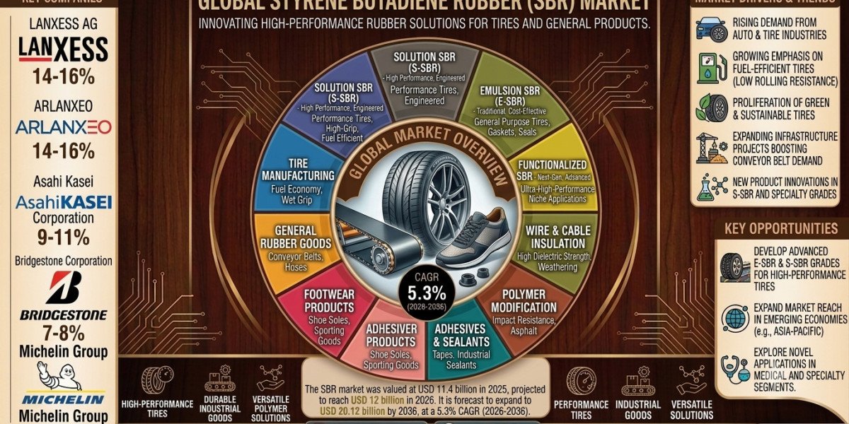 Styrene Butadiene Rubber Market Value Set to Climb to $20.12 Billion by 2036