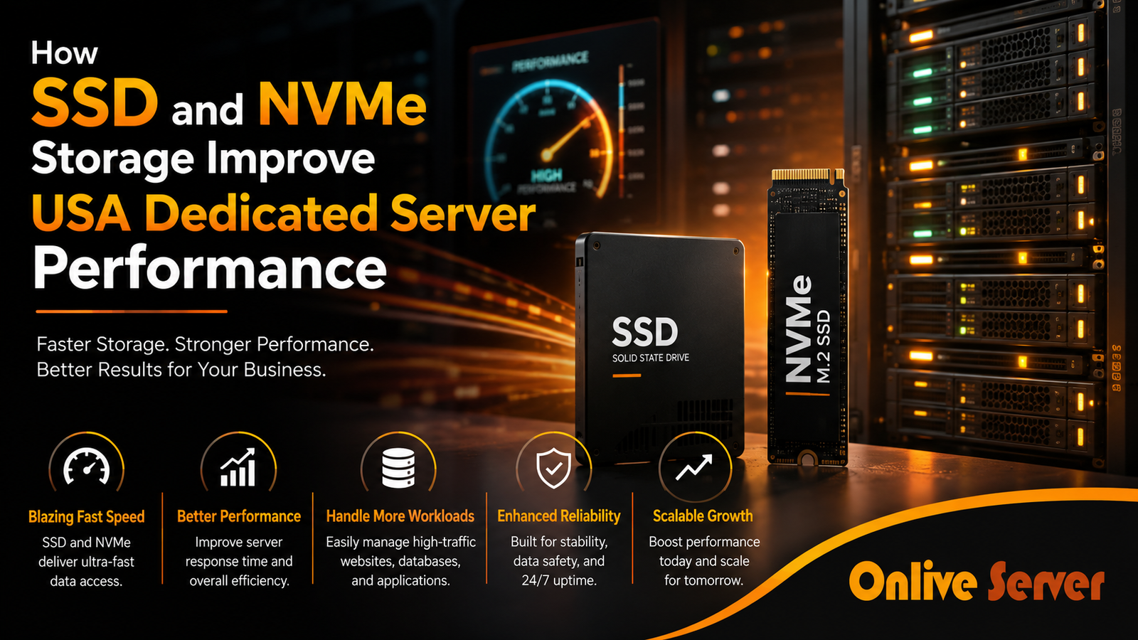 How SSD and NVMe Storage Improve USA Dedicated Server Performance |...