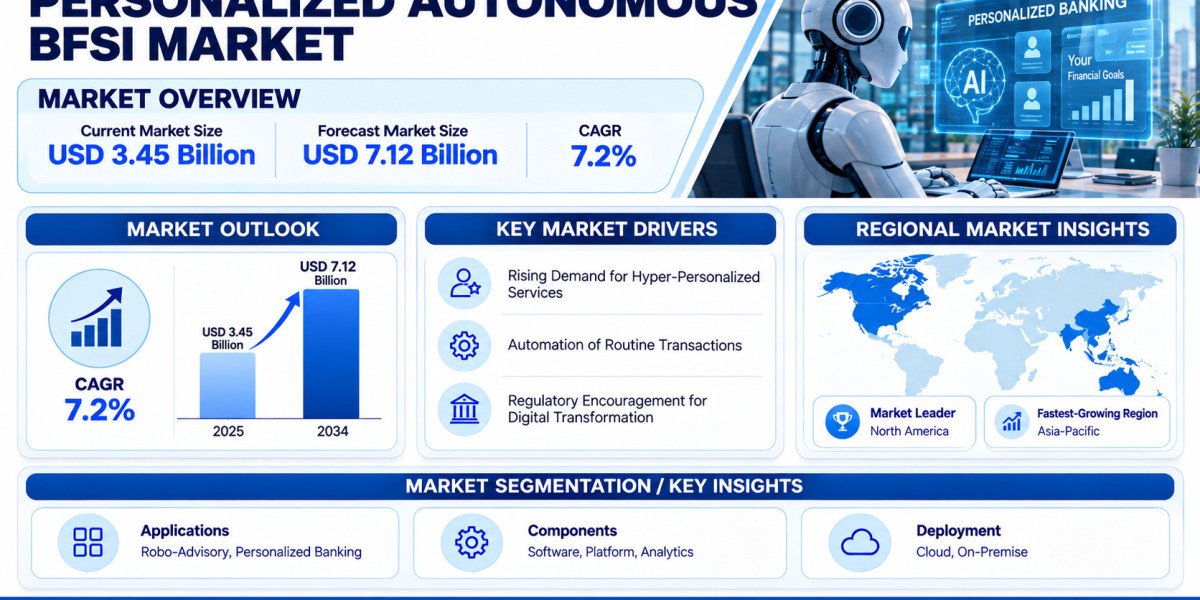 Global Personalized Autonomous BFSI Market Growing at 7.2% CAGR