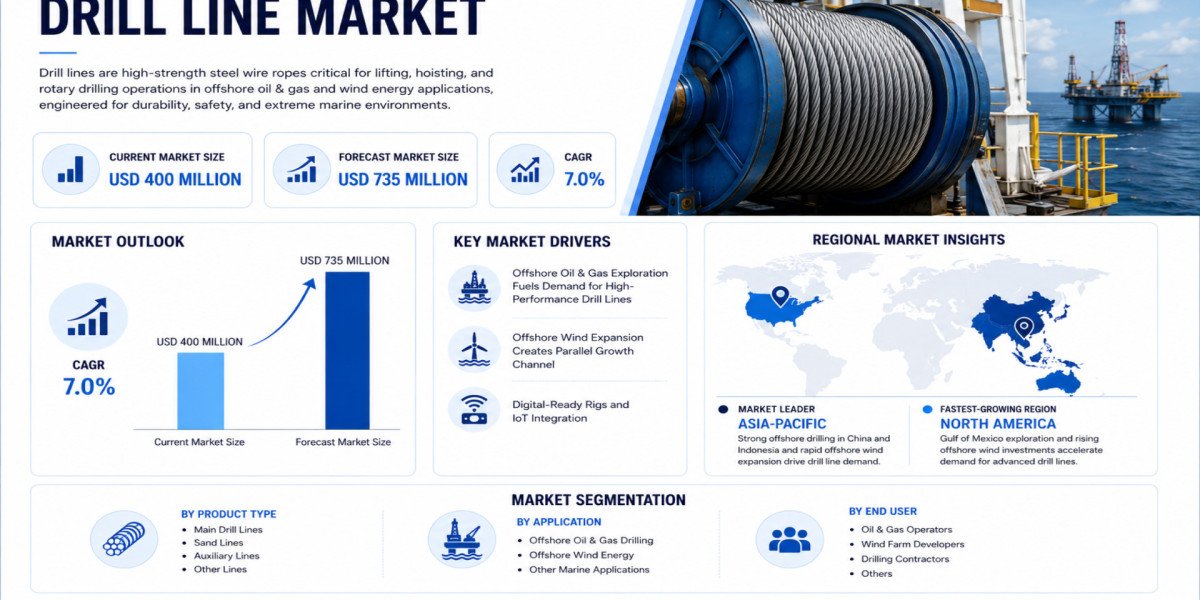 Global Drill Line Market Growing at 7.0% CAGR Through 2034