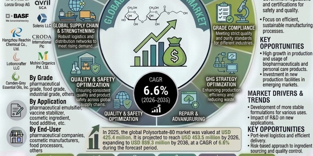 Polysorbate-80 Industry Growth to Reach $859.3M by 2036