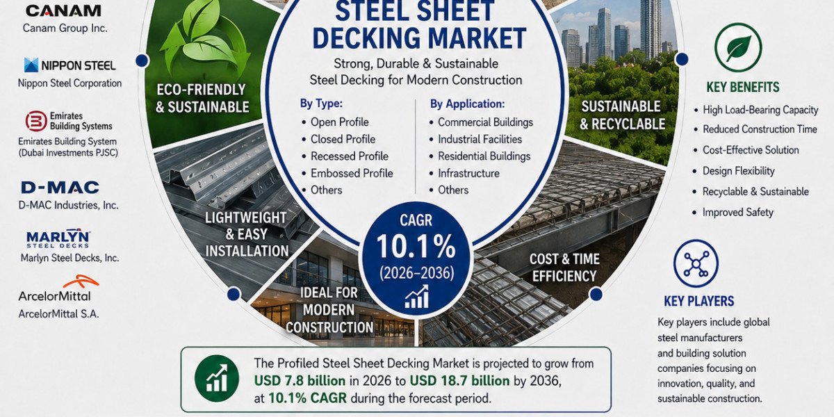 Profiled Steel Sheet Decking Market Set for Strong Growth to 2036