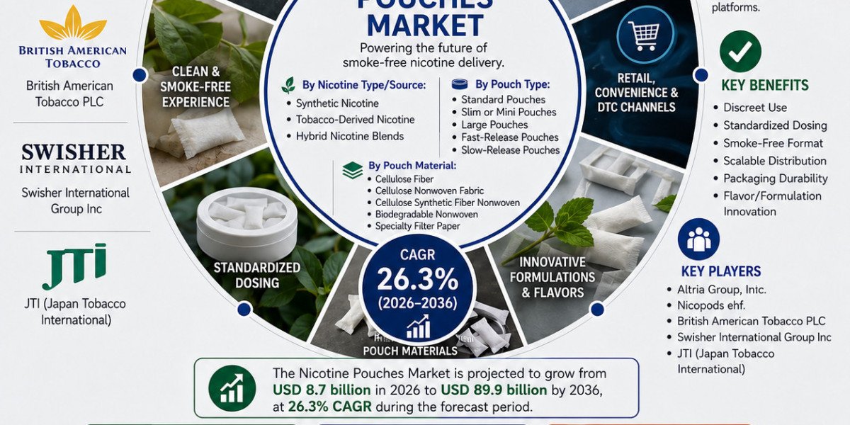 Nicotine Pouches Market Forecasted to Hit USD 89.9 Billion by 2036