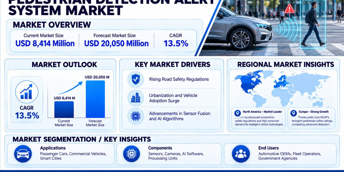 Global Pedestrian Detection Alert System Market Growing at 13.5% CAGR Through 2034
