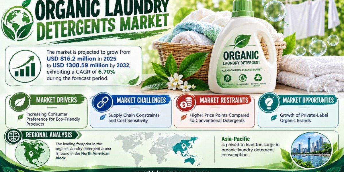 Organic Laundry Detergents Market Set to Hit USD 1,308.59 Million by 2032 at 6.70% CAGR