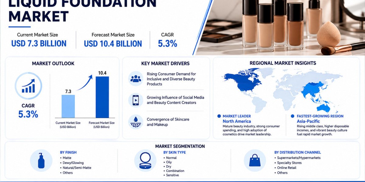 Global Liquid Foundation Market Growing at 5.3% CAGR Through 2034