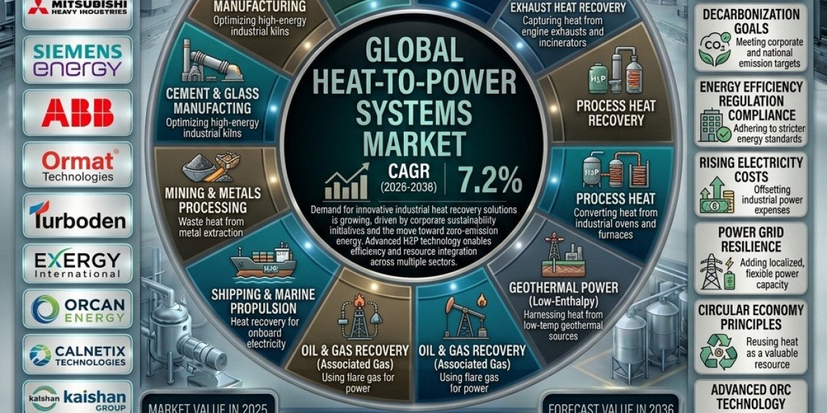 Heat-to-Power Systems Market to Register USD 64.5 Billion by 2036