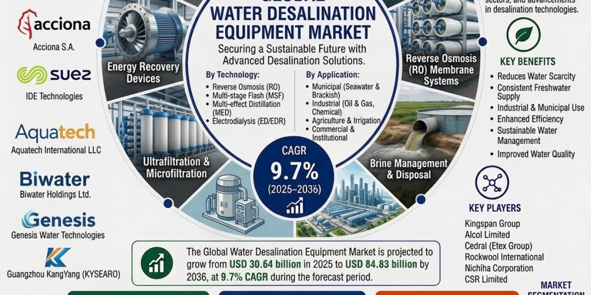 Global Water Desalination Equipment Market Growth to Drive $84.83 Billion by 2036