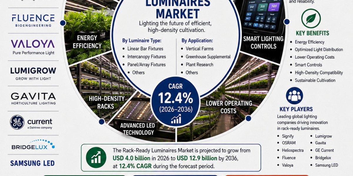 Rack-Ready Luminaires Market Heads Toward USD 12.9 Billion by 2036