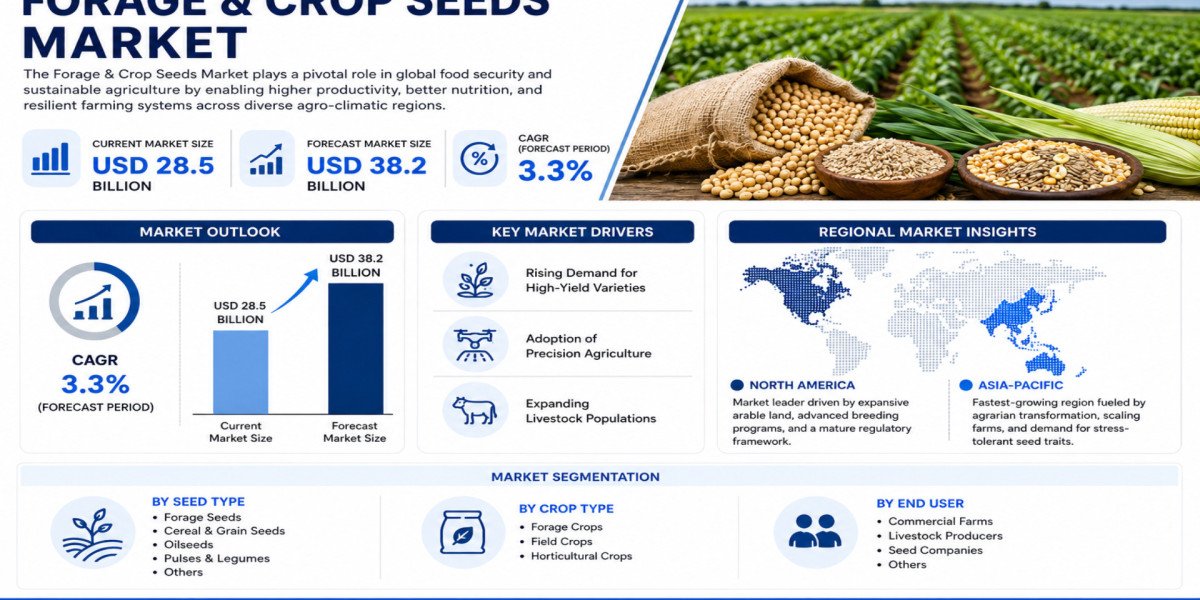 Global Forage & Crop Seeds Market Growing at 3.3% CAGR Through 2034