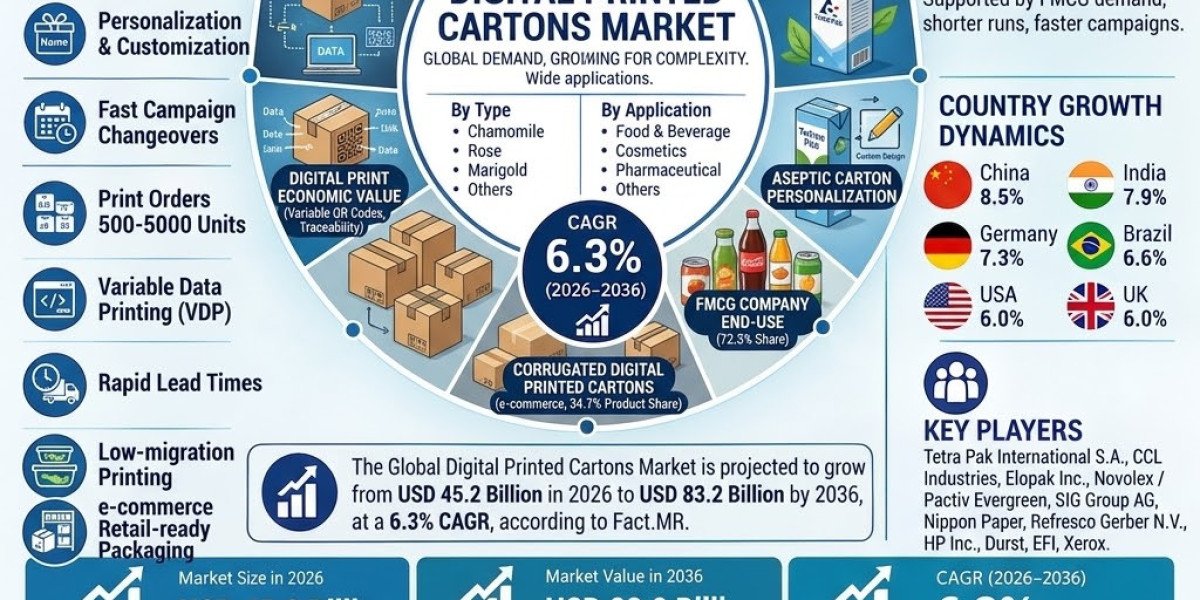 Digital Printed Cartons Market Growth Led by China at 8.5% CAGR