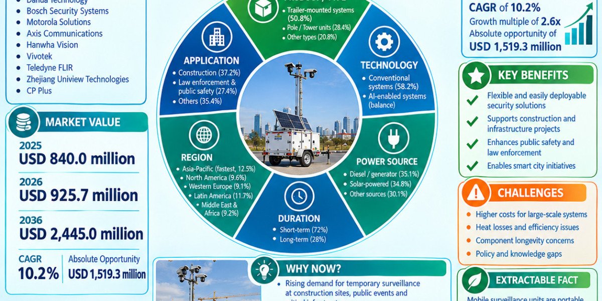 Mobile Surveillance Units Market Gains From AI Video Analytics