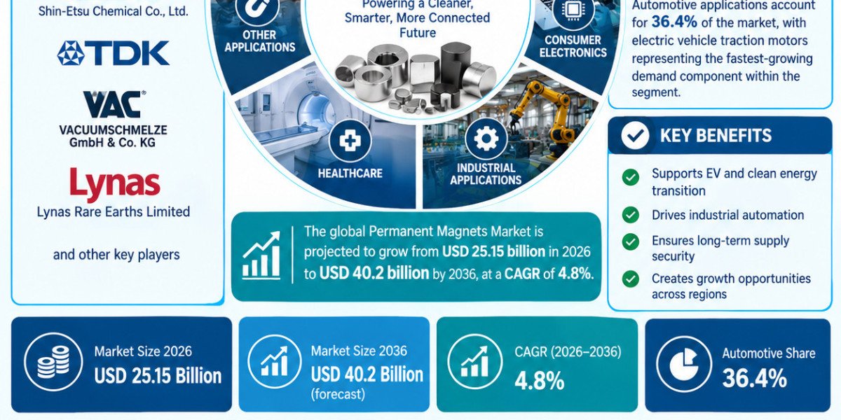 Permanent Magnets Market Sees Rising Demand From Automotive