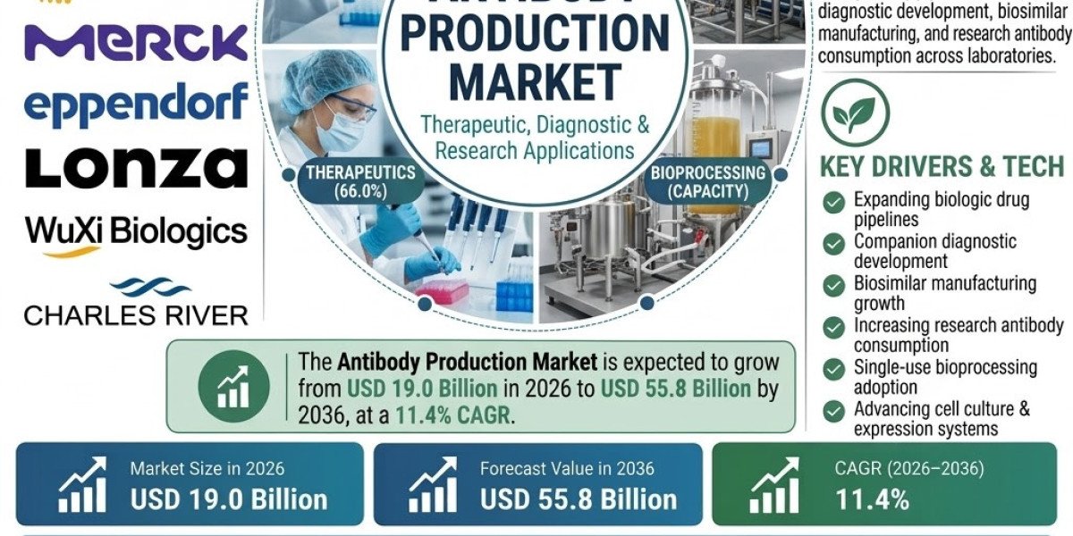 Antibody Production Market Forecast Highlights Expanding Biologic Demand