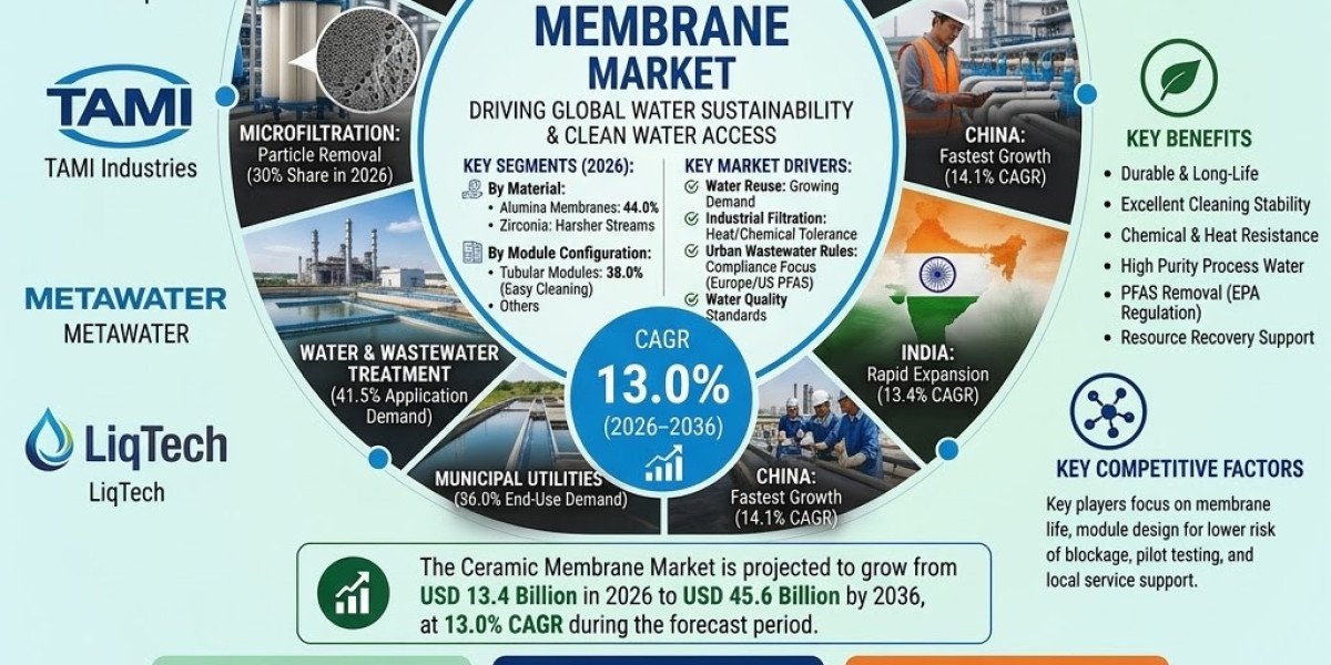 Ceramic Membrane Market Gains from Advanced Filtration Demand