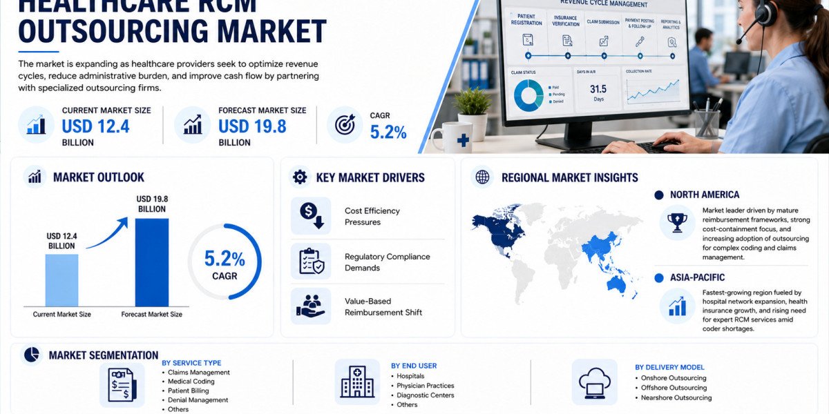 Global Healthcare RCM Outsourcing Market Growing at 5.2% CAGR Through 2034
