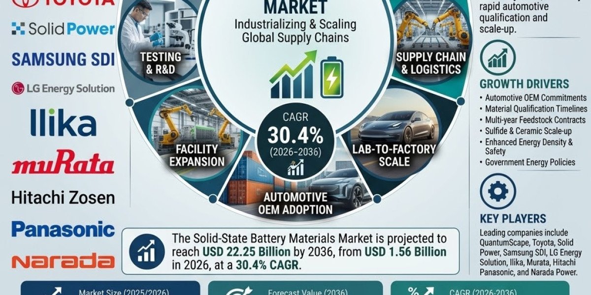 Solid-State Battery Materials Market Growth Led by Automotive Applications