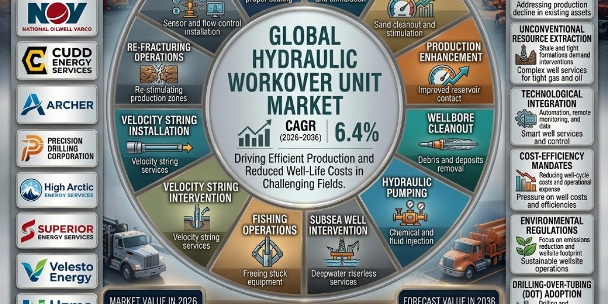 Hydraulic Workover Unit Market Growth Opens USD 13.89 Billion Opportunity by 2036