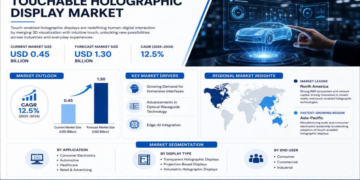 Global Touchable Holographic Display Market Growing at 12.5% CAGR Through 2034