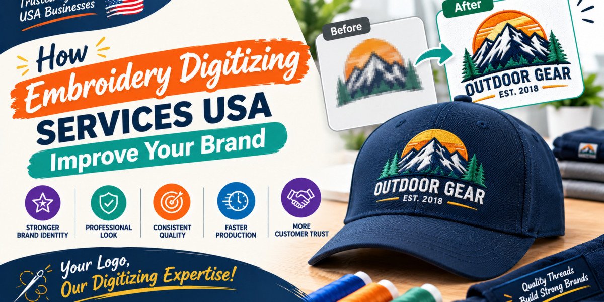 How Embroidery Digitizing Services USA Improve Your Brand