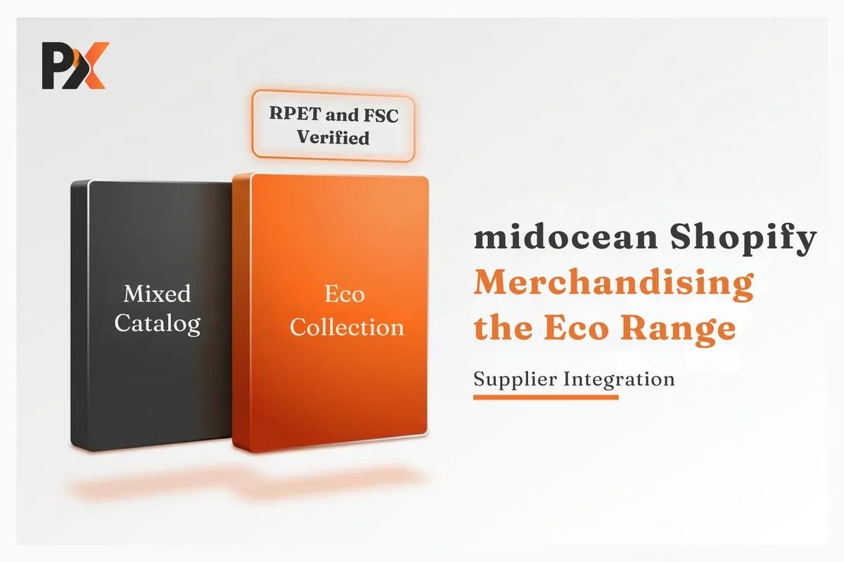 midocean Shopify Integration: Merchandising the Eco Range