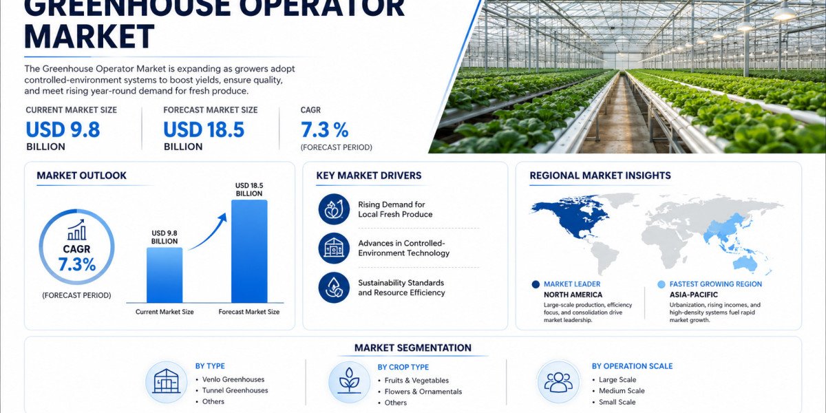 Global Greenhouse Operator Market Growing at 7.3% CAGR Through 2034