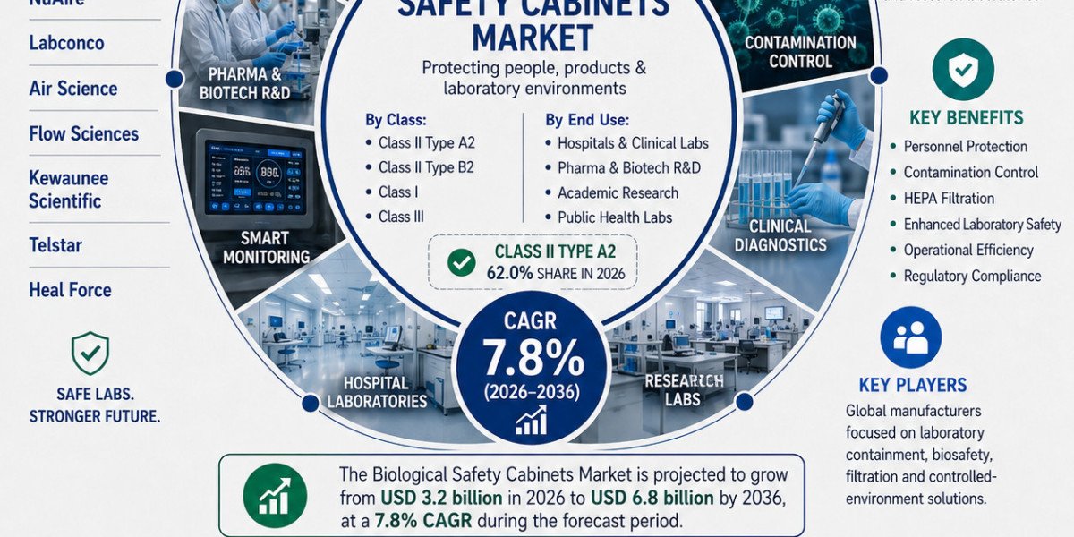Biological Safety Cabinets Sector Forecast to Hit USD 6.8 Billion by 2036