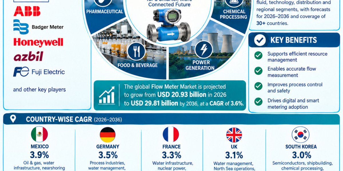 Global Flow Meter Market to Grow at 3.6% CAGR