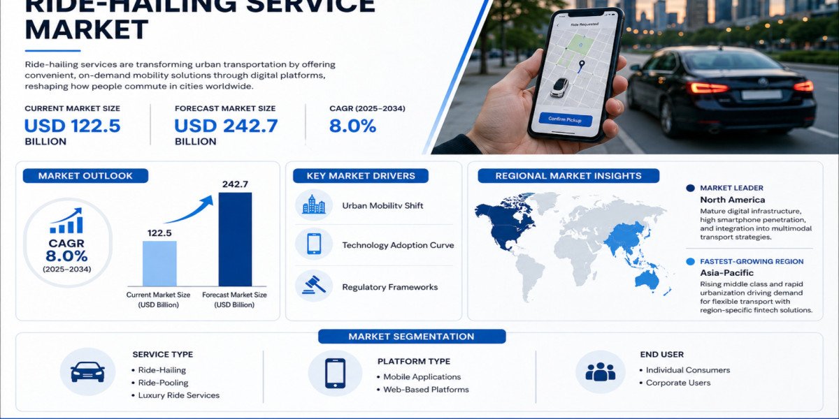 Global Ride-Hailing Service Market Growing at 8% CAGR Through 2034