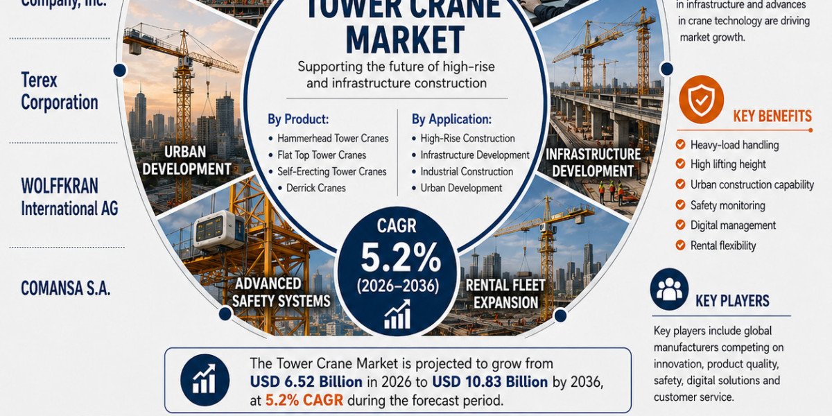 Tower Crane Market Forecast Signals Growth to US$10.83 Billion by 2036