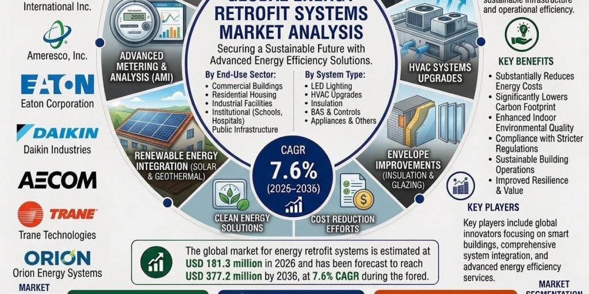 Global Energy Retrofit Systems Market Outlook: US$377.2 Million by 2036