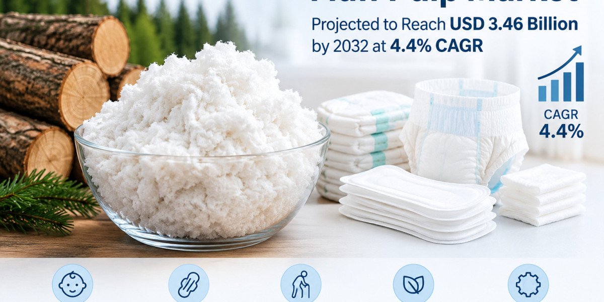 Fluff Pulp Market Projected to Reach USD 3.46 Billion by 2032 at 4.4% CAGR