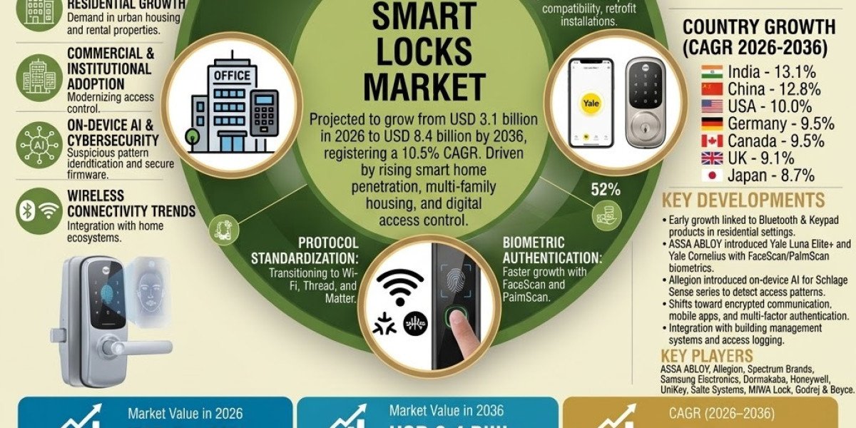 Smart Locks Market Outlook Strengthens with Connected Security Demand