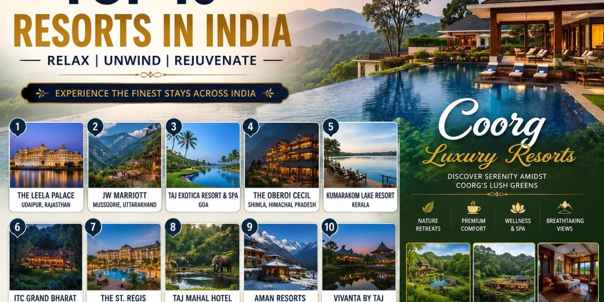 Top 10 Resorts in India and Coorg Luxury Resorts for an Exceptional Escape