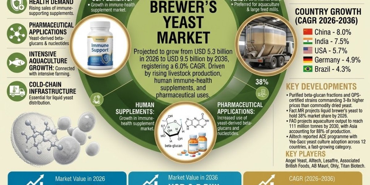 Brewer’s Yeast Market Forecast Points to USD 9.5 Billion by 2036