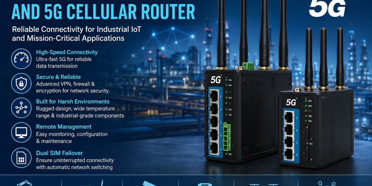 Industrial 5G Router and 5G Cellular Router: Powering Next-Gen Connectivity